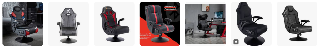 Pedestal gaming chairs