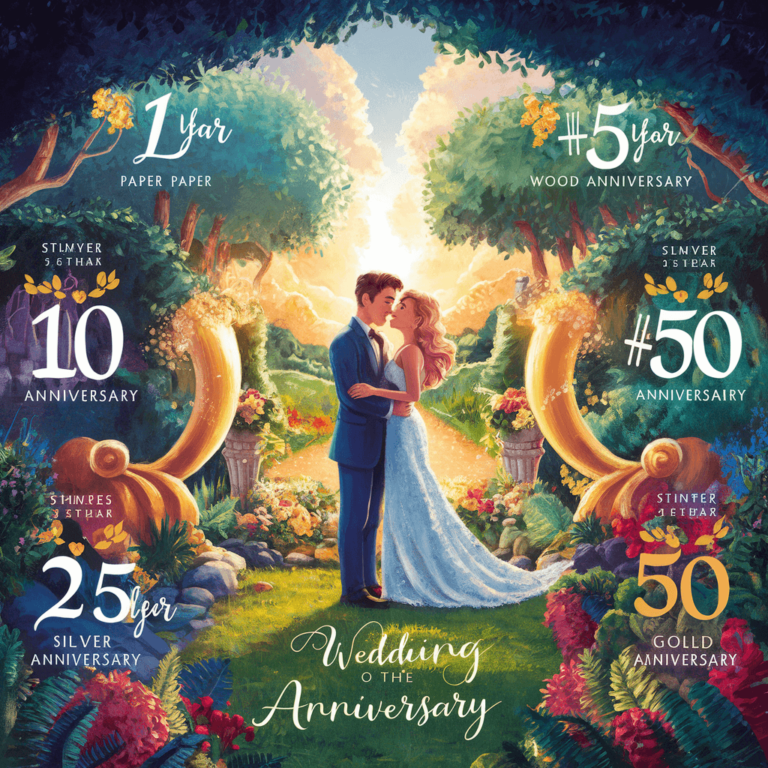 Unveiling Traditions: Explore the Enchanting Names of Wedding Anniversaries!